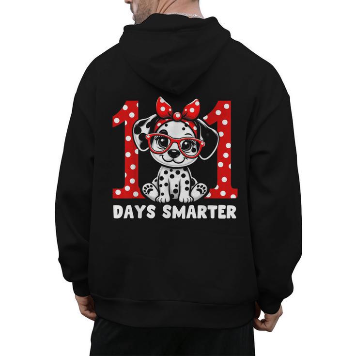 100 Days Smarter 101st Day School Dalmatian Dog Teacher Kids Men's Hoodie Back Print, trending gift 100 Days Smarter 101st Day School Dalmatian Dog Teacher Kids Men's Hoodie Back Print, trending gift