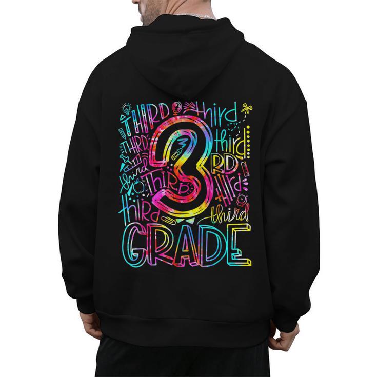 3rd Grade Typography Team Third Grade Teacher Back To School Men's Hoodie Back Print, trending gift 3rd Grade Typography Team Third Grade Teacher Back To School Men's Hoodie Back Print, trending gift