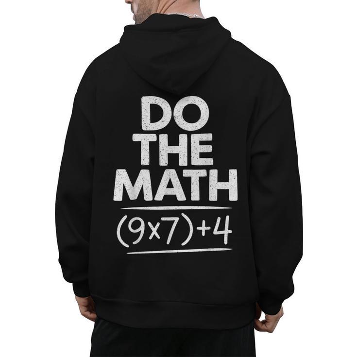 6 7 Six Seven Math Teacher Gen Z Alpha Meme Slang Boys Girls Men's Hoodie Back Print