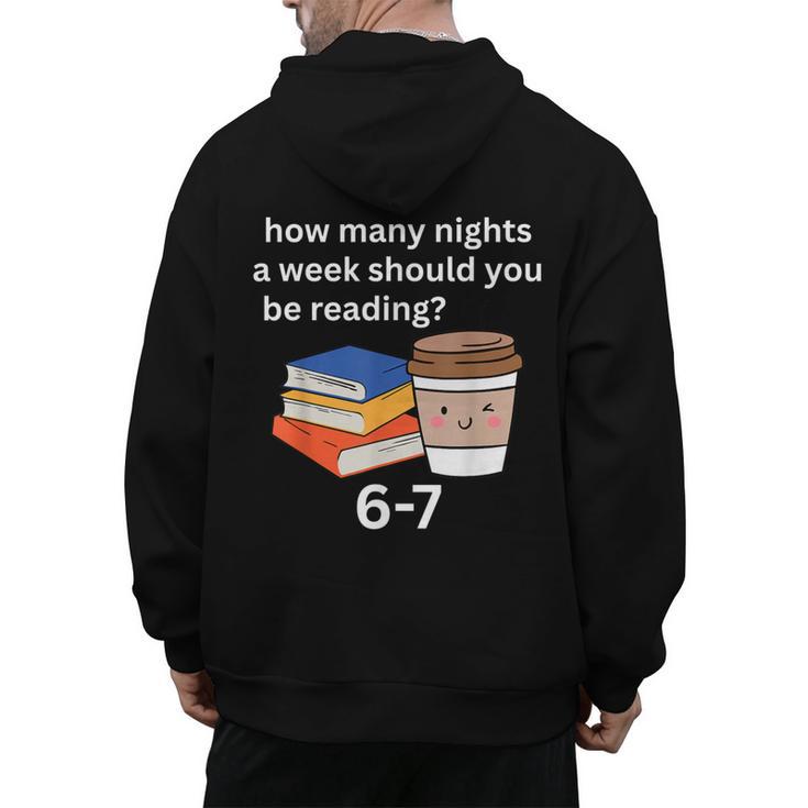 67 Meme English Teacher Reading Book Lover Humor Men's Hoodie Back Print