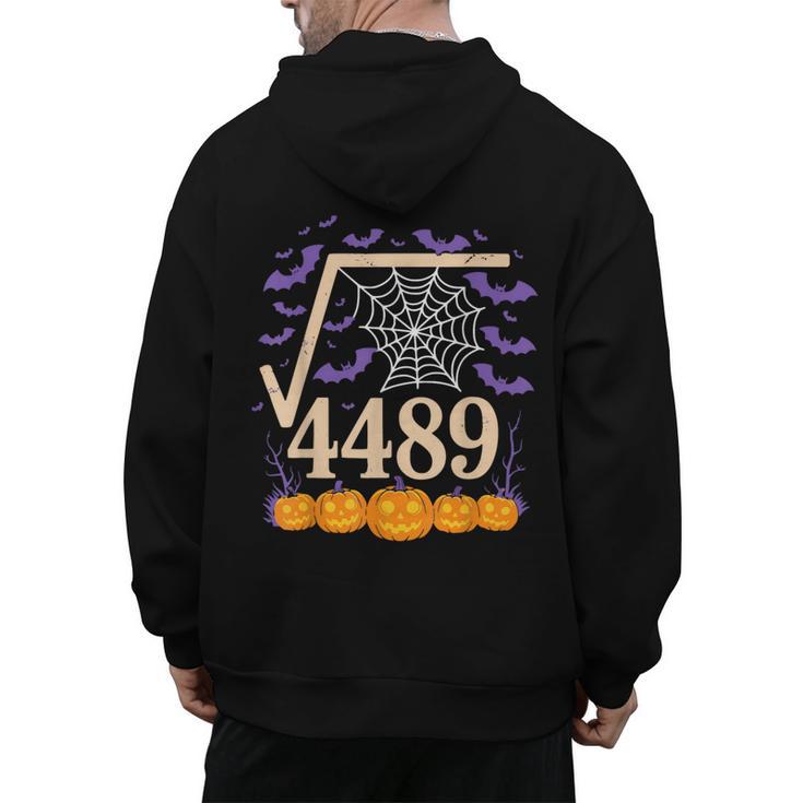 67 Meme Math Teacher 6 7 Square Root 4489 Men's Hoodie Back Print
