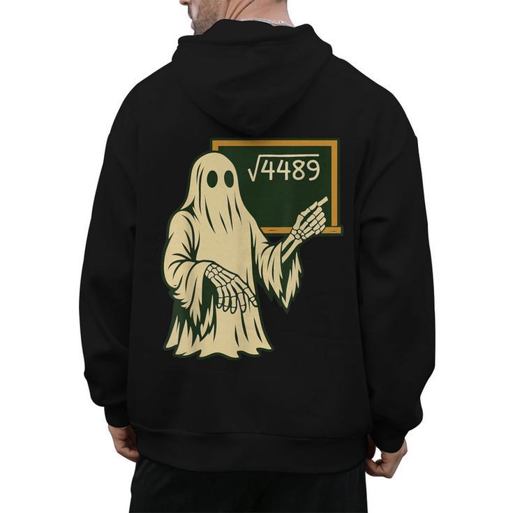 67 Meme Square Root 4489 Slang Math Teacher Skeleton Men's Hoodie Back Print