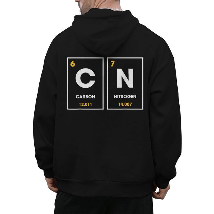 67 Meme Teacher Science Periodic Table Six Seven Men's Hoodie Back Print