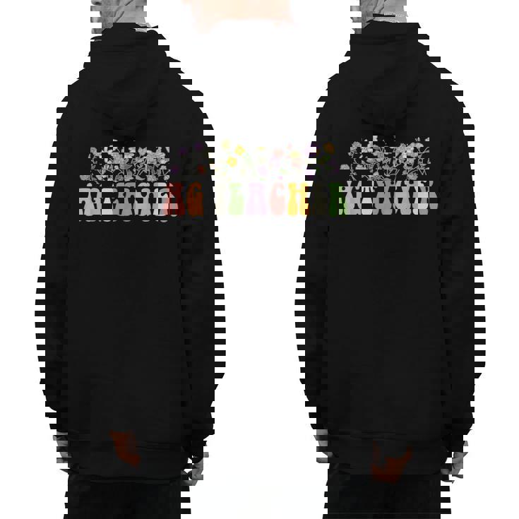 AG Teacher Future Farmer Agriculture Teacher Men Women Men&#x27;s Hoodie Back Print