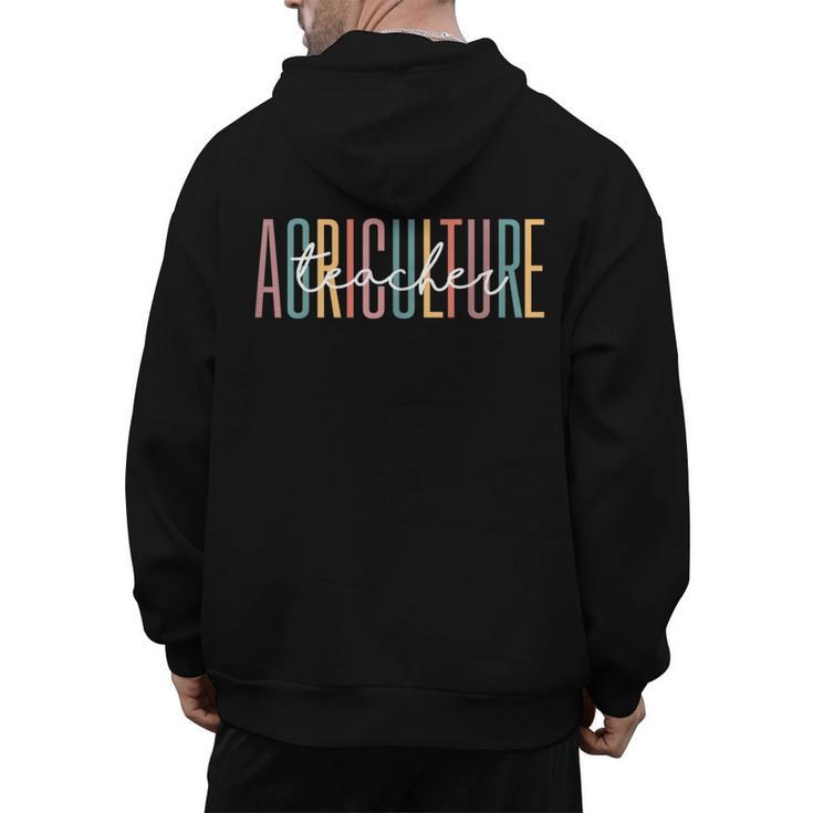 Agriculture Teacher AG Teacher AG Education AG Squad Men's Hoodie Back Print