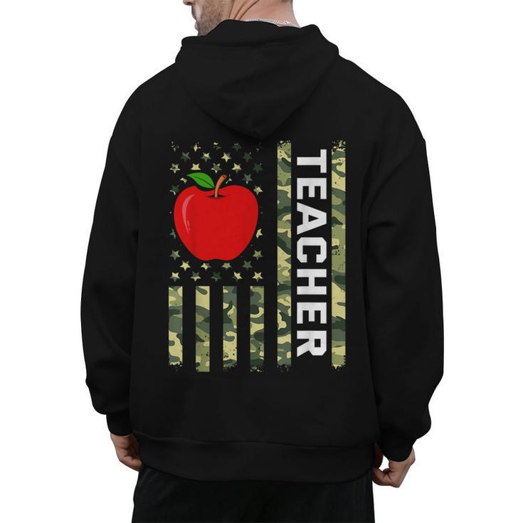 American Flag Camouflage Teacher Patriotic 4th Of July Men's Hoodie Back Print, trending gift American Flag Camouflage Teacher Patriotic 4th Of July Men's Hoodie Back Print, trending gift