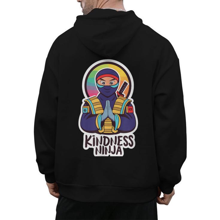 Anti Bullying Kindness Ninja School Teacher Student Men's Hoodie Back Print