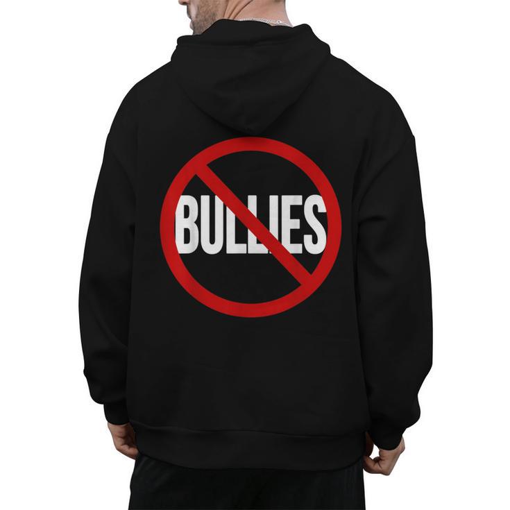 Anti Bullying No Bullies School Teacher Student Kindness Men's Hoodie Back Print
