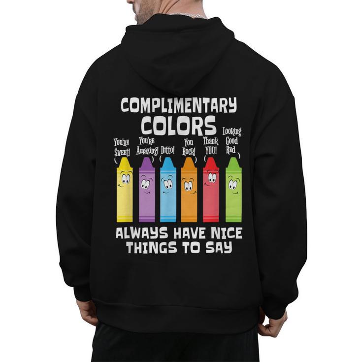 Artist Art Teacher School Artist Joke Men's Hoodie Back Print