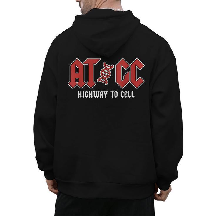 ATGC Teacher Student Biology Men's Hoodie Back Print