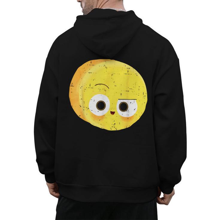 The Big Cheese Good Egg Teacher Halloween Costume Food Group Men's Hoodie Back Print
