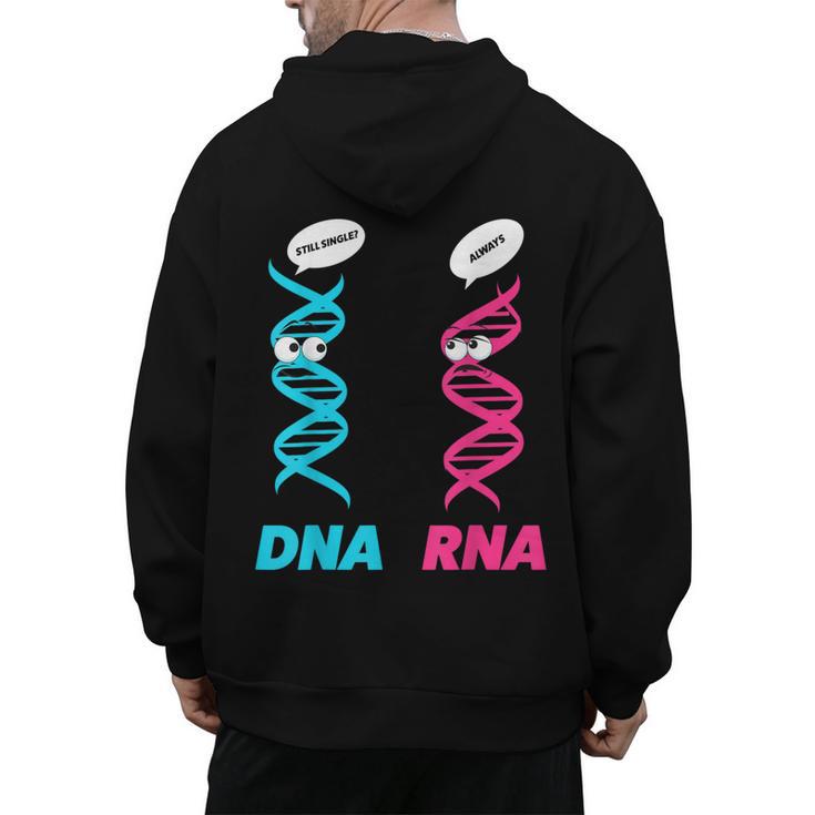 Biology Teacher DNA RNA Student Science Biologist Men Women Men's Hoodie Back Print