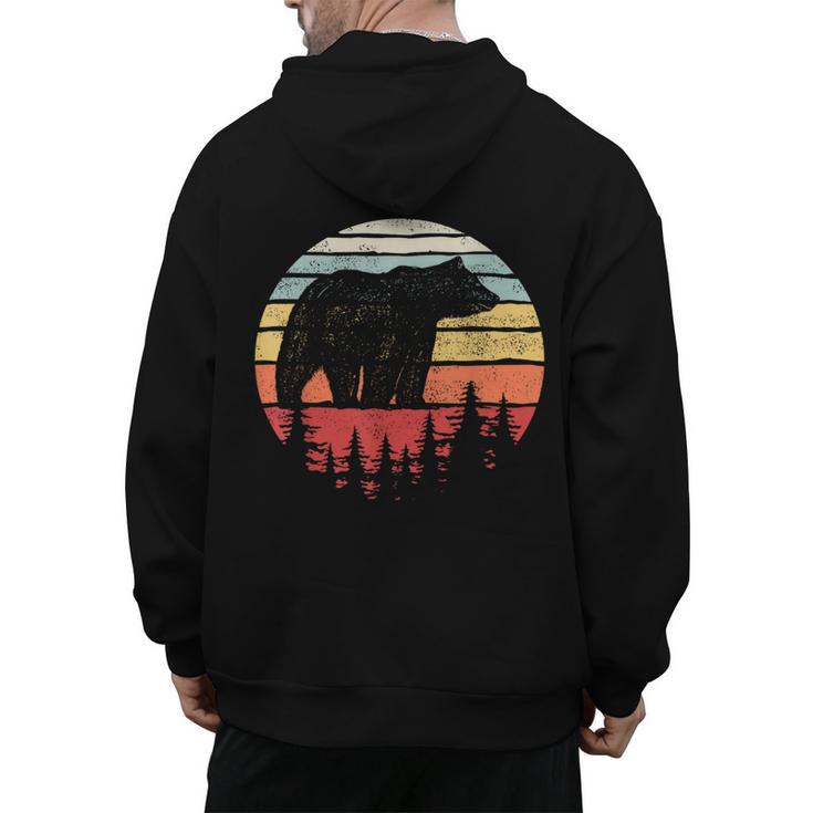 Catch Some Rays Vintage Retro Grizzly Bear Men's Hoodie Back Print