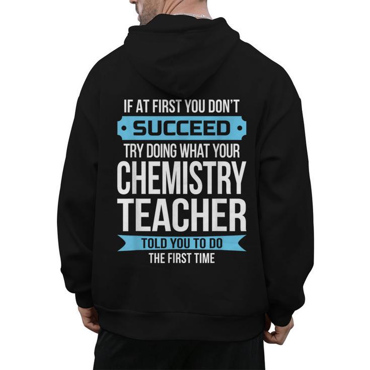 Chemistry Teacher Appreciation Men Women T-Shirt Men's Hoodie Back Print