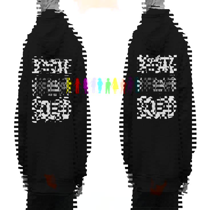 Childcare Daycare Squad Daycare Teacher Men Women Men&#x27;s Hoodie Back Print, trending gift