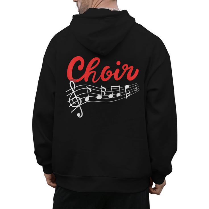 Choir Chorister Choir Teacher Choir Director Men's Hoodie Back Print
