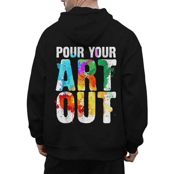 Cool Artist For Men Women Painter Art Teacher Paint Artists Men's Hoodie Back Print