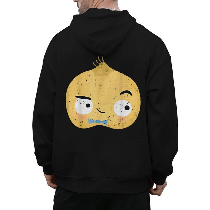 The Cool Bean Good Egg Teacher Halloween Costume Food Group Men's Hoodie Back Print