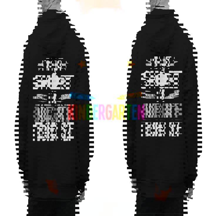 Cool Kindergarten Teacher Art For Men Women Preschool Kinder Men&#x27;s Hoodie Back Print