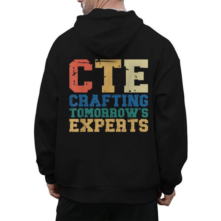 CTE Teacher Education Career Technical Men's Hoodie Back Print