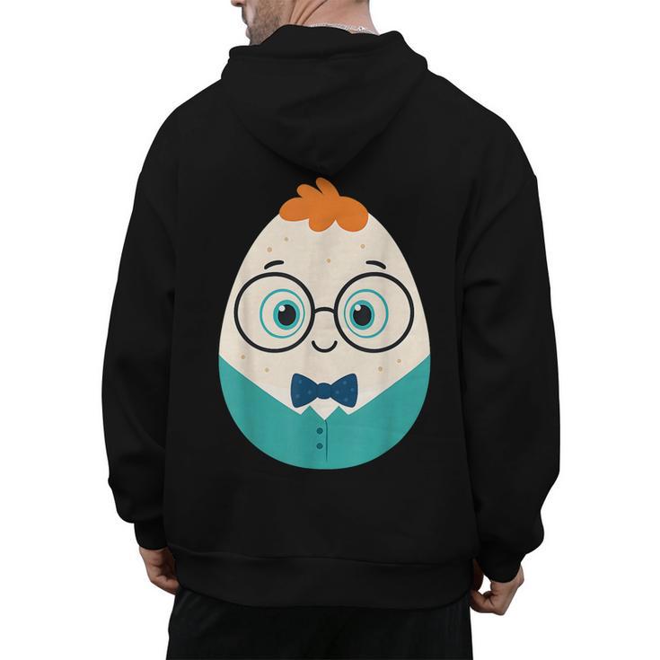 Cute Good Egg Teacher Halloween Costume Food Group Men's Hoodie Back Print