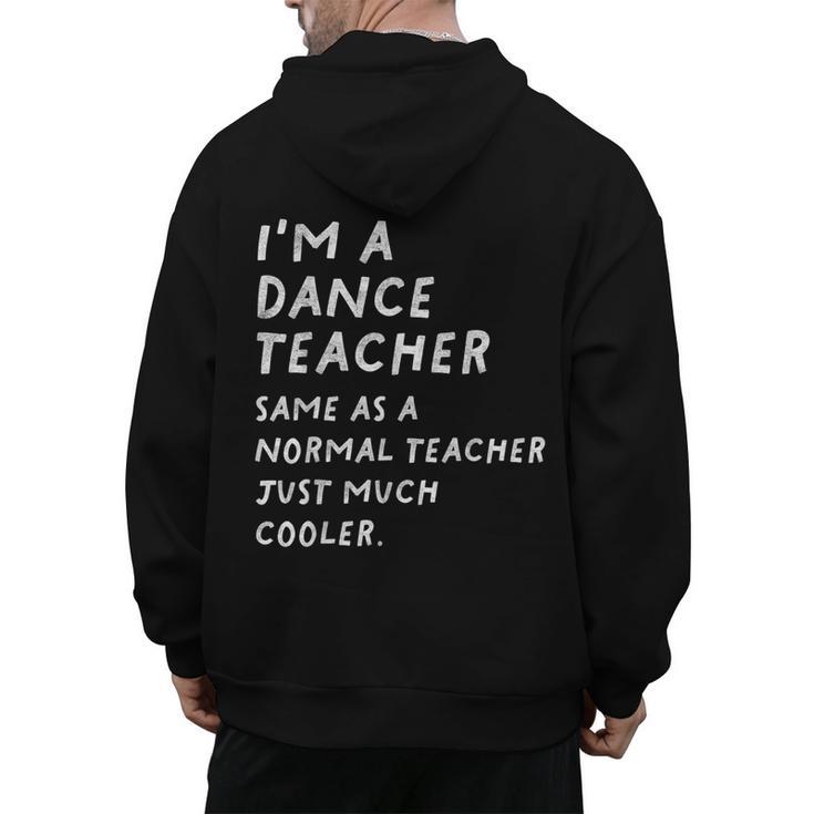 Dance Teacher Definition Men's Hoodie Back Print
