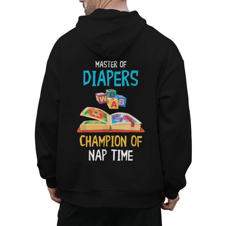 Daycare Provider Master Of Diapers Childcare Teacher Men's Hoodie Back Print, trending gift Daycare Provider Master Of Diapers Childcare Teacher Men's Hoodie Back Print, trending gift