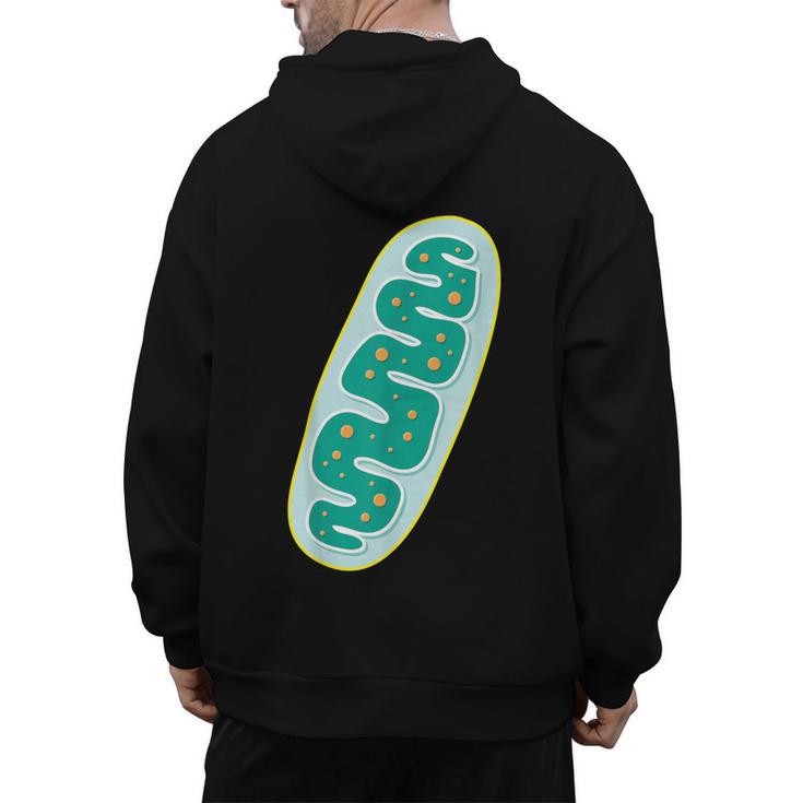 DIY Mitochondria Costume Biology Teacher Halloween Men's Hoodie Back Print