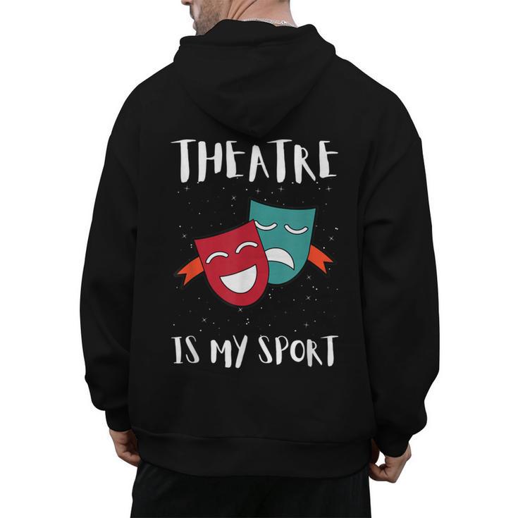 Drama Teacher For Theatre And Performing Arts Men's Hoodie Back Print