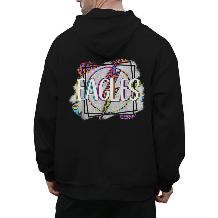 Eagles Teacher School Sports Fan Team Spirit Men's Hoodie Back Print