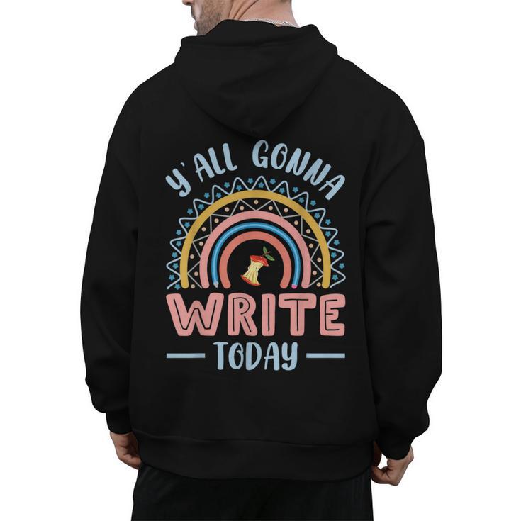 ELA English Teacher Men's Hoodie Back Print
