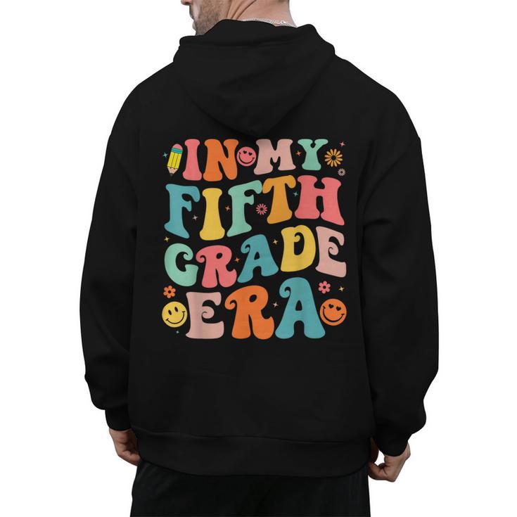In My Fifth Grade Era 5th Grade Teacher Back To School Men's Hoodie Back Print