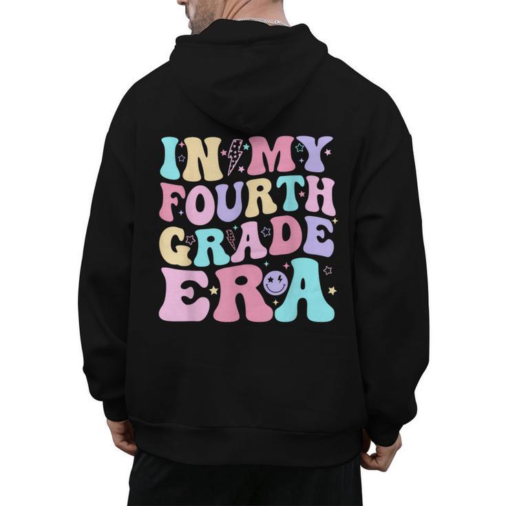 In My Fourth Grade Era Girl Back To School 4th Grade Teacher Men's Hoodie Back Print