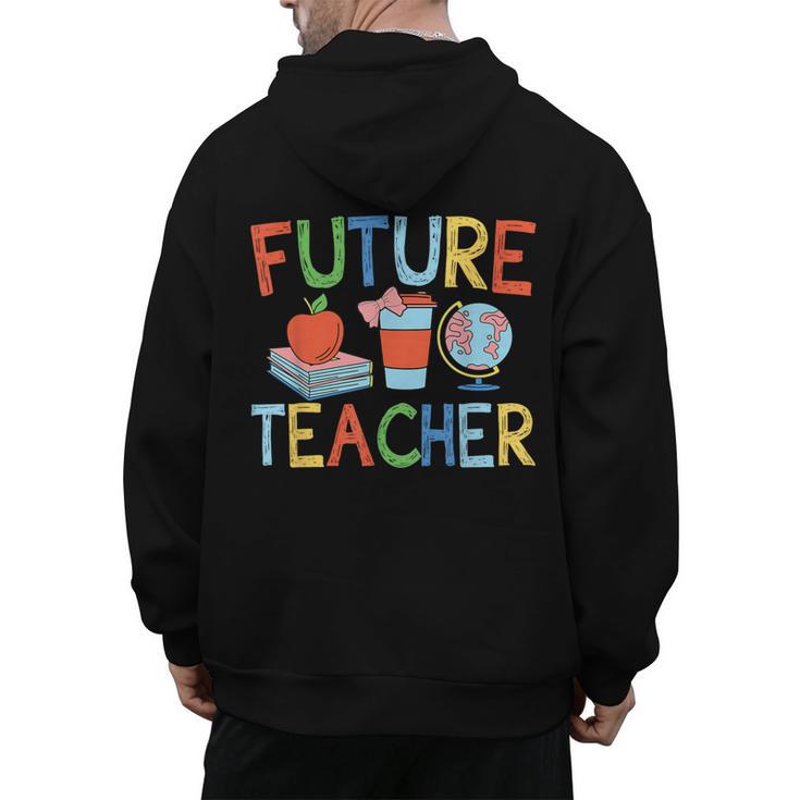 Future Teacher Costume For Kids Girls Boys Men Women Men's Hoodie Back Print