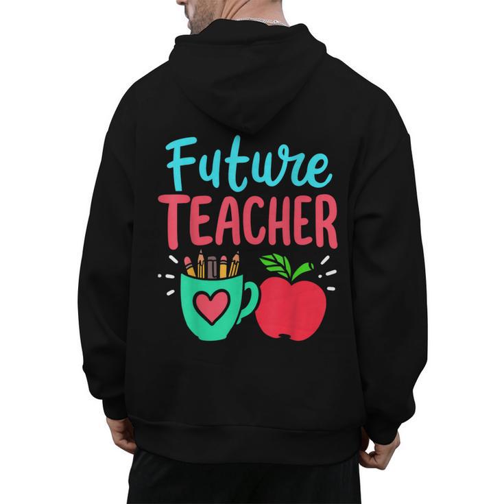 Future Teacher Education Student Men's Hoodie Back Print