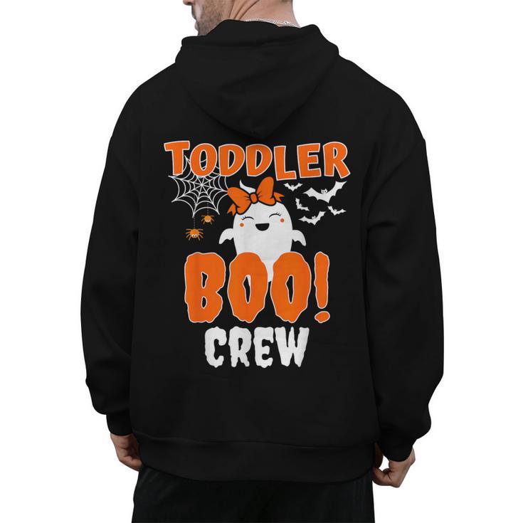 Girl Toddler Boo Crew Daycare Teacher Halloween Party Men's Hoodie Back Print