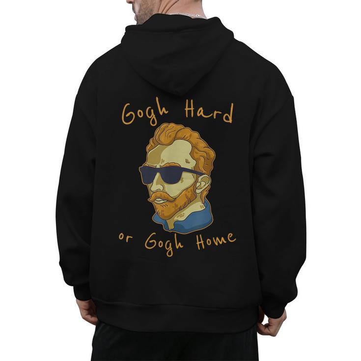 Go Hard Or Go Home Art Teacher Men's Hoodie Back Print