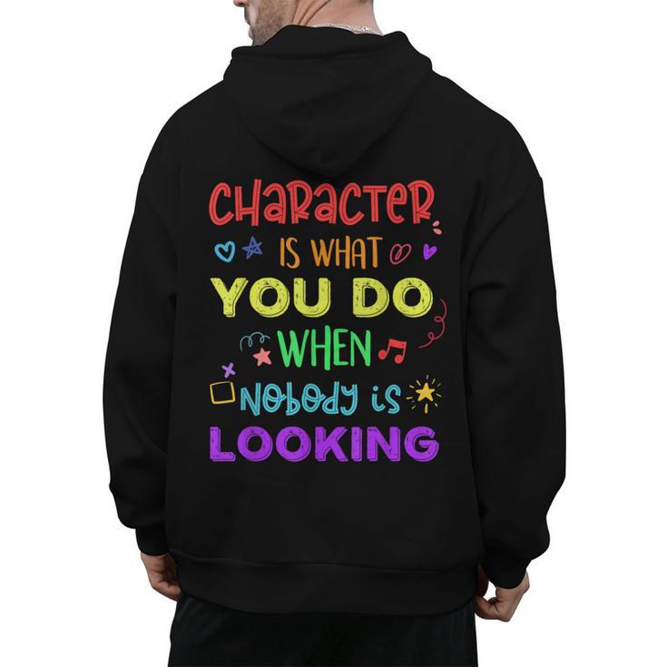 Growth Mindset Teacher Positive Message Inspirational Quote Men's Hoodie Back Print