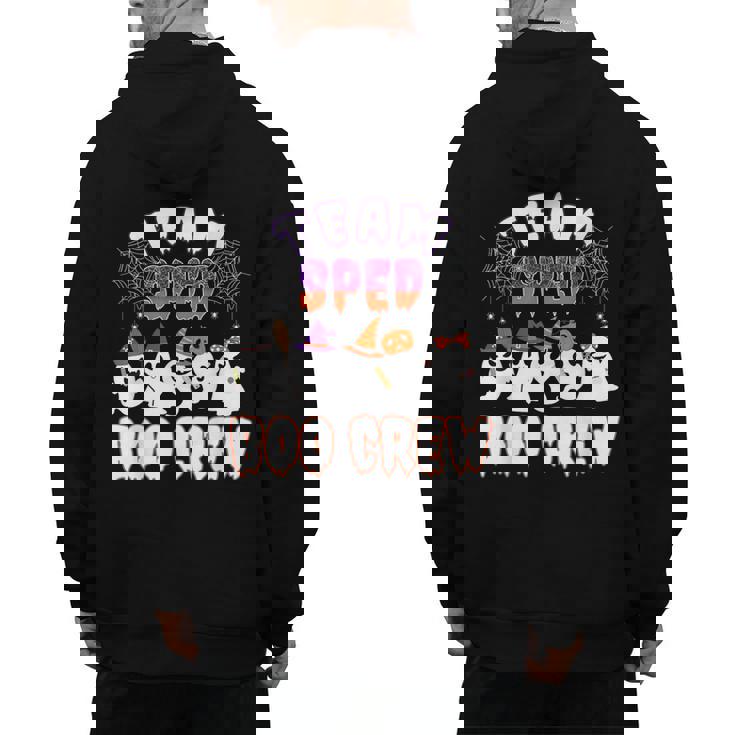 Halloween Costume Team SPED Teacher Special Education Men&#x27;s Hoodie Back Print