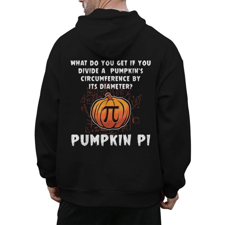 Halloween Pumpkin Pi Math Geometry Teachers Students For Men Women Kids Men's Hoodie Back Print