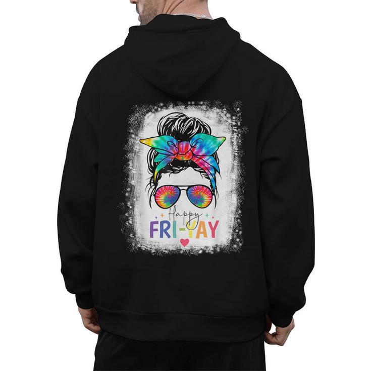 Happy Fri-Yay Friday Teacher Life Happy Friday Men's Hoodie Back Print