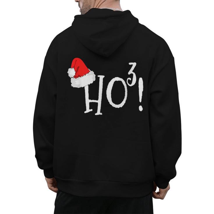 Ho Cubed Shirt Math Teacher Xmas For Men Women Kids Men's Hoodie Back Print