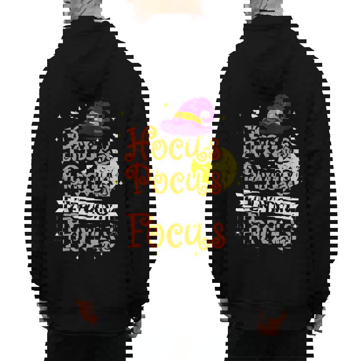 Hocus Pocus Everybody Focus Halloween Teacher Men Women Kids Men&#x27;s Hoodie Back Print, trending gift