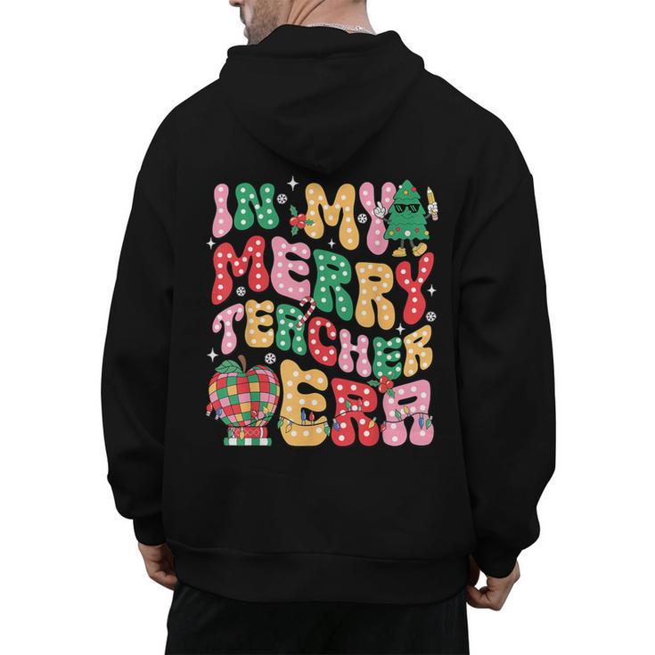 In My Holly Xmas Jolly Teacher Era Teacher Vibes Christmas Men's Hoodie Back Print, trending gift In My Holly Xmas Jolly Teacher Era Teacher Vibes Christmas Men's Hoodie Back Print, trending gift