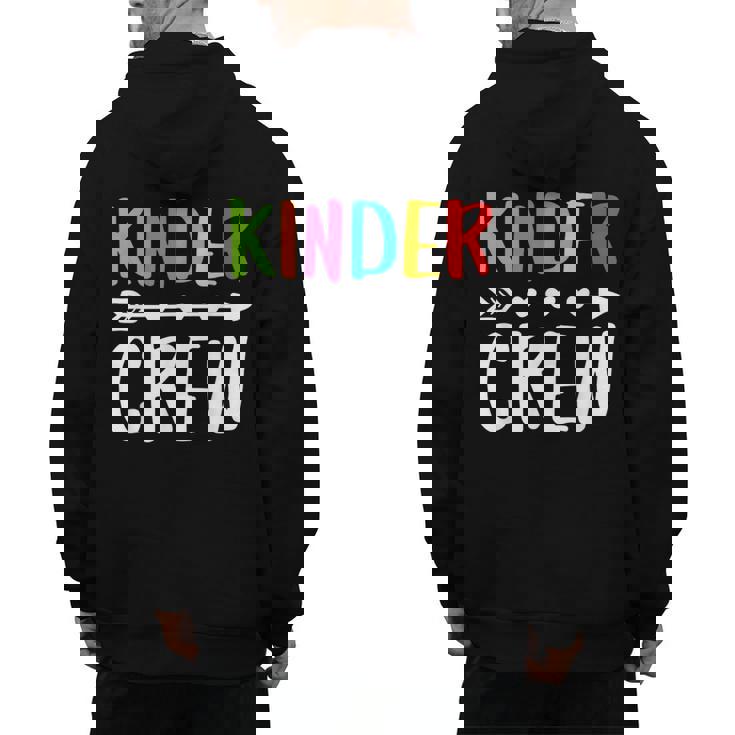 Kinder Crew Shirt Kindergarten Boy Girl Student Teacher Men&#x27;s Hoodie Back Print