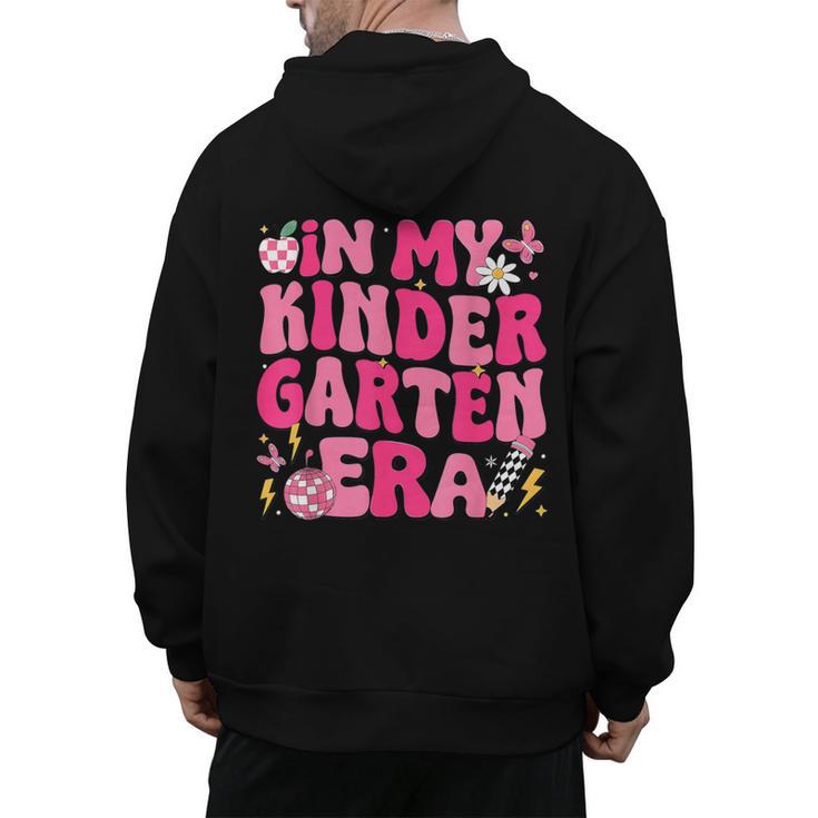 In My Kindergarten Era Girl Back To School Kinder Teacher Men's Hoodie Back Print