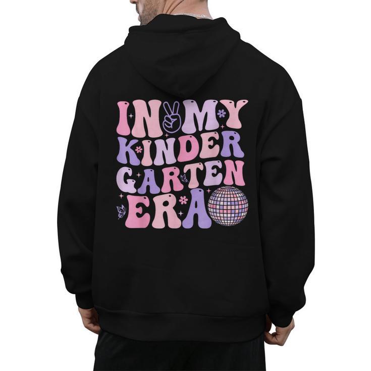 In My Kindergarten Era Teacher Kids Back To School Kinder Men's Hoodie Back Print