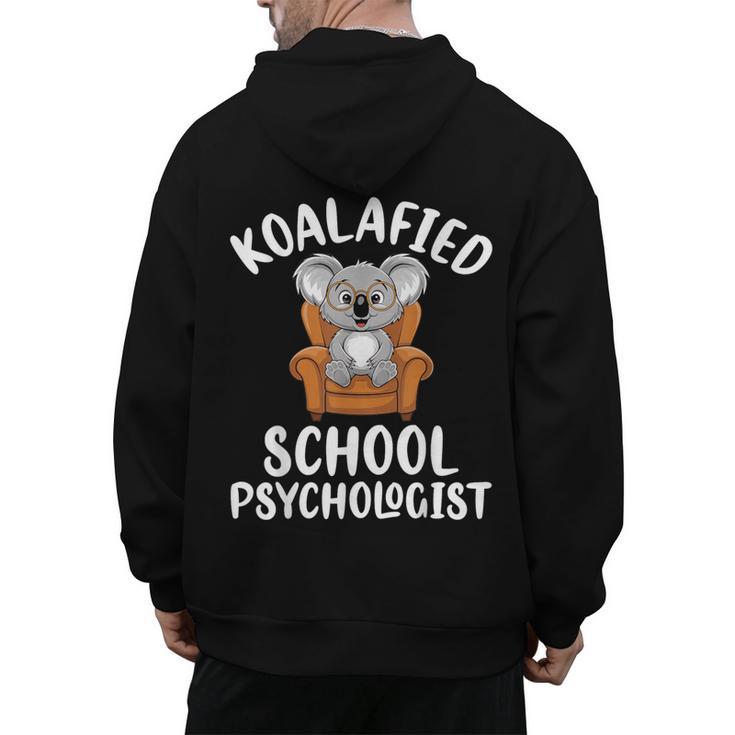 Koalafied School Psychologist Koala Lover Psychology Teacher Men's Hoodie Back Print, trending gift Koalafied School Psychologist Koala Lover Psychology Teacher Men's Hoodie Back Print, trending gift