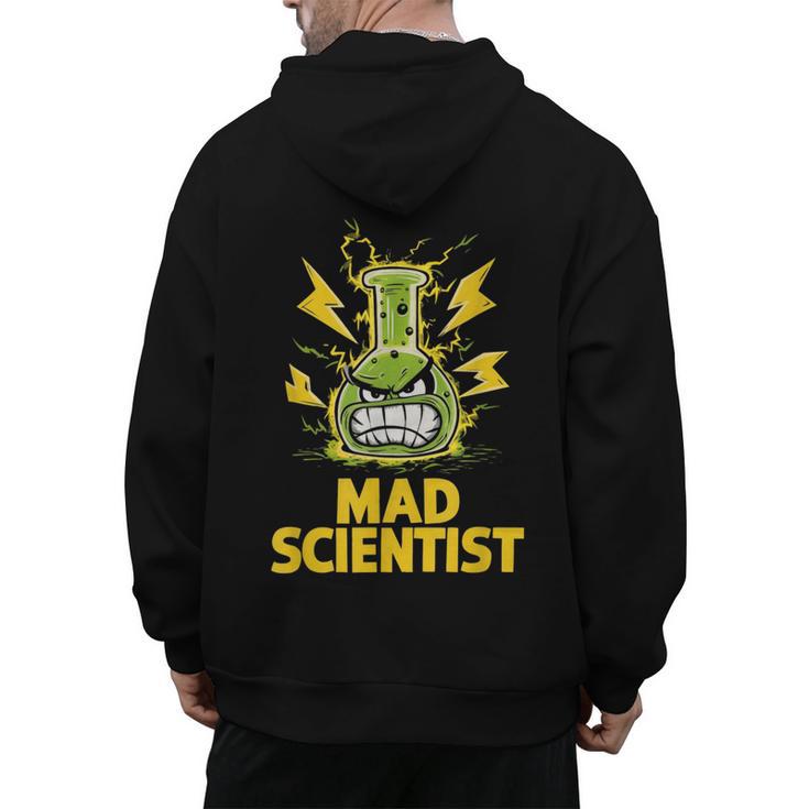 Mad Scientist Kids Youth Adult Science Teacher Chemistry Men's Hoodie Back Print