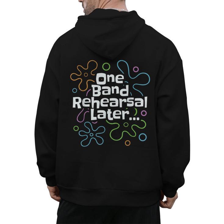 Marching Band Director Music Teacher Men's Hoodie Back Print